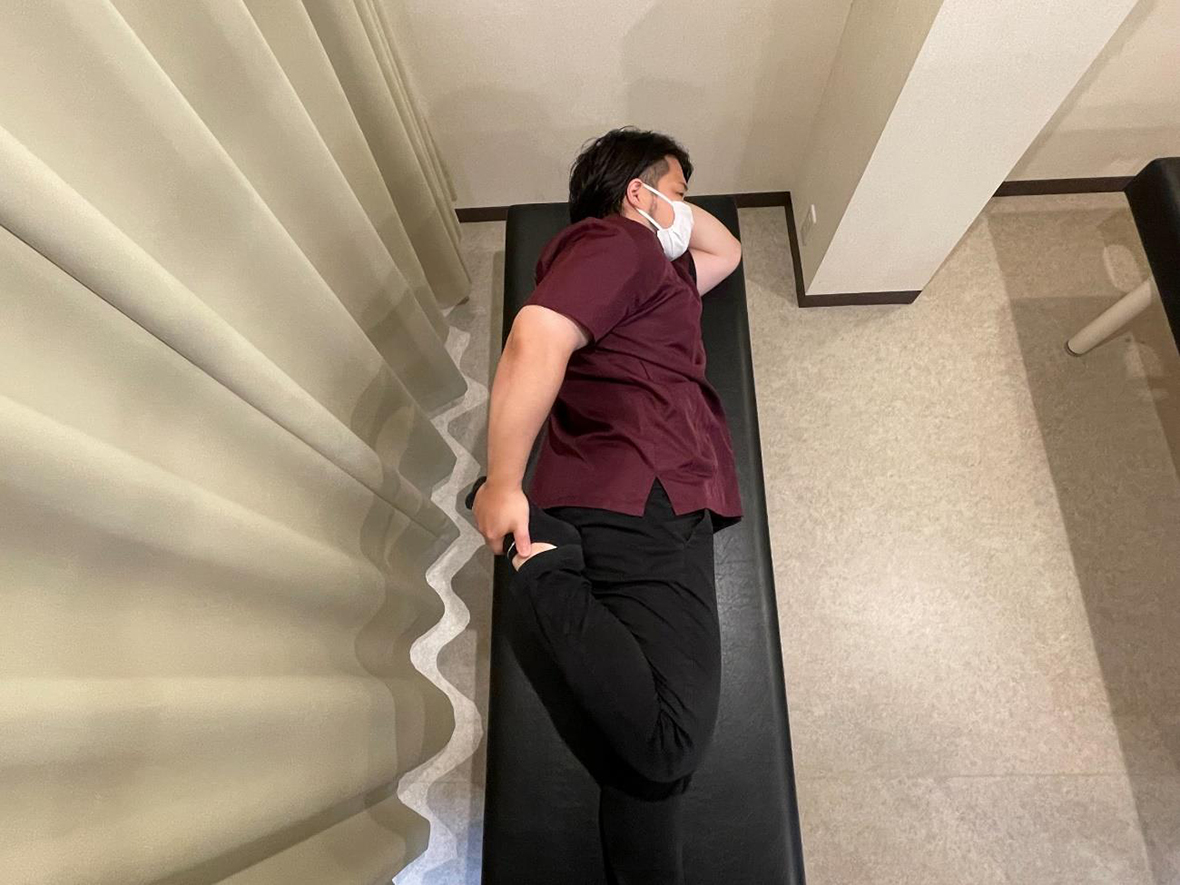 大腿部ストレッチ