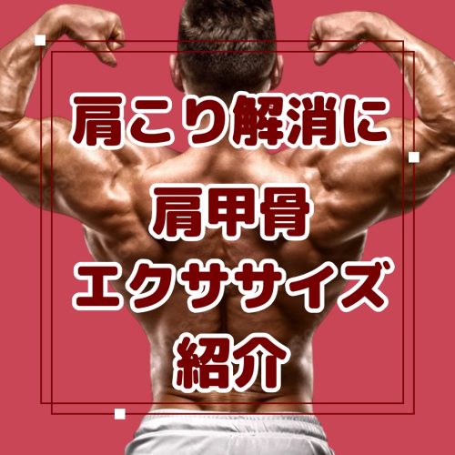 肩甲骨のエクササイズ