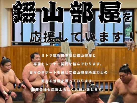 錣山部屋朝稽古ツアー